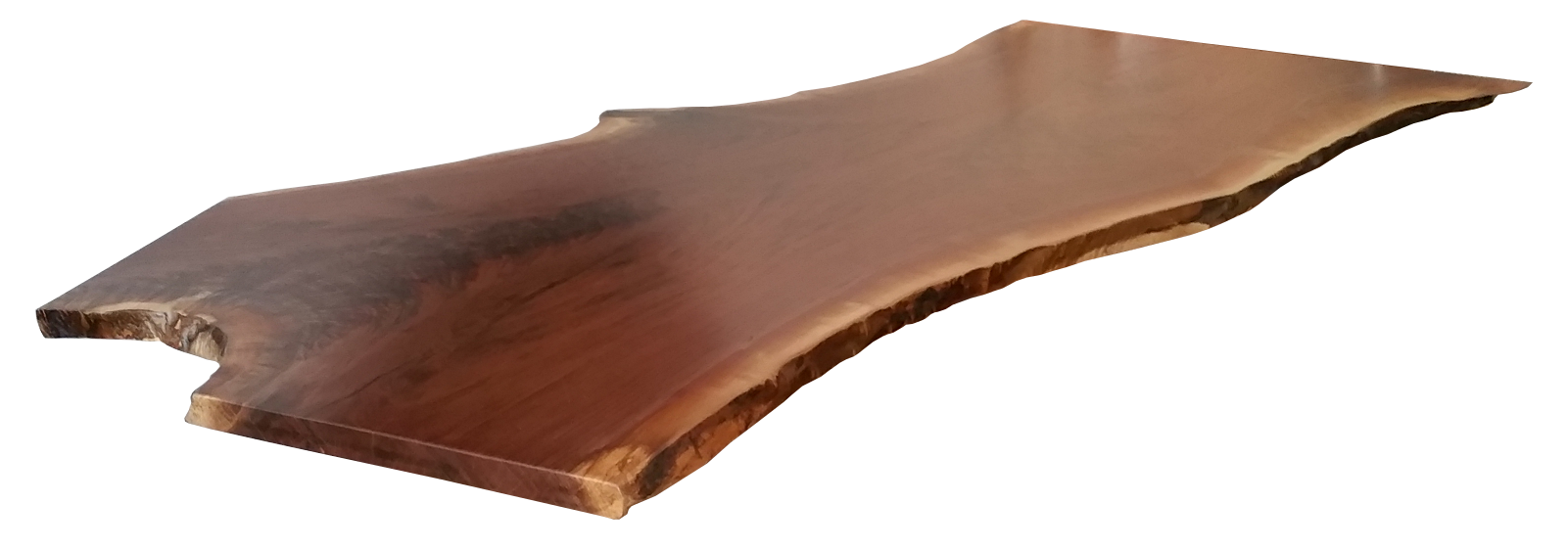 single slab walnut dining table, modern farm house table