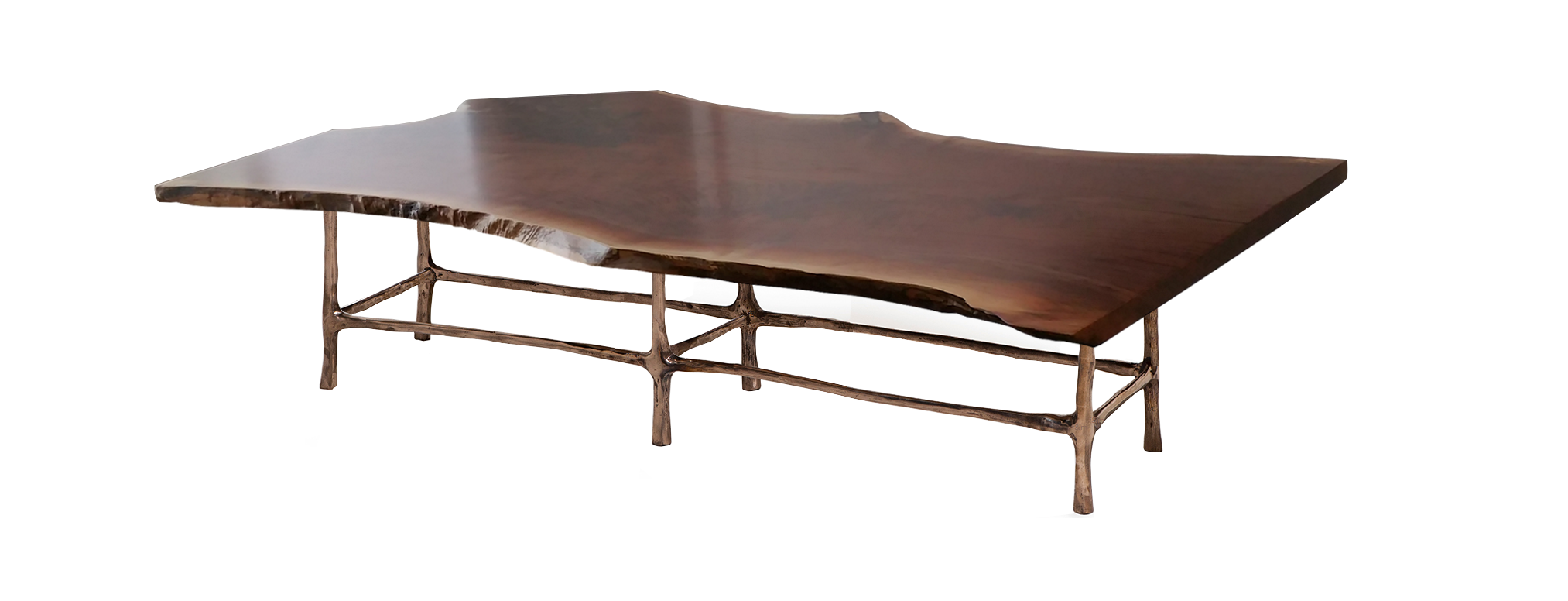 Walnut live edge table